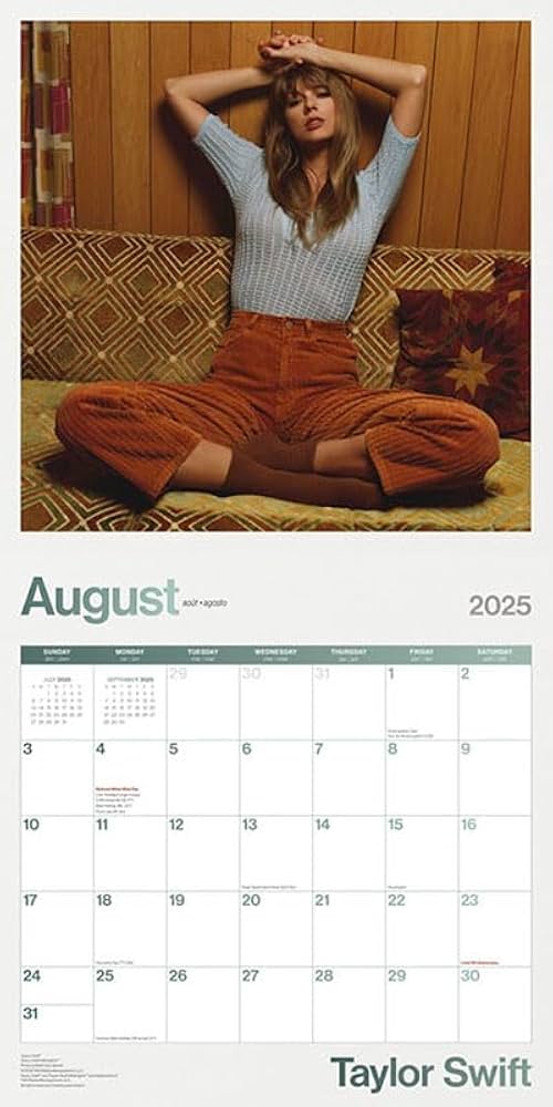 Taylor Swift / テイラー・スウィフト 2025年カレンダー 2 Amazon.co.jp: ブラウントラウト 2025年 テイラー・スウィフト